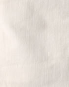 Toddler Girl Eyelet Trim Twill Shorts - Cream, image 3 of 4 slides