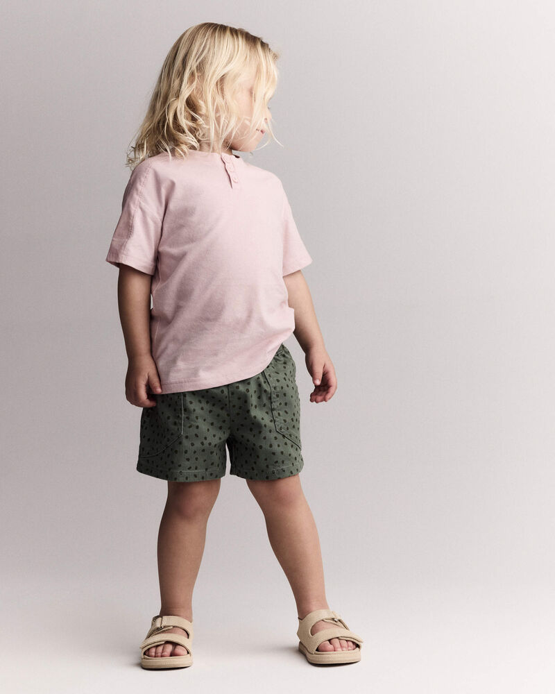 Toddler Henley Tee - Light Pink, image 5 of 6 slides