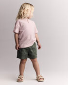 Toddler Henley Tee - Light Pink, image 5 of 6 slides
