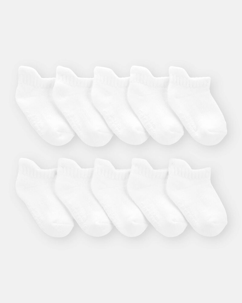 Baby 10-Pack No Show Socks, image 1 of 2 slides