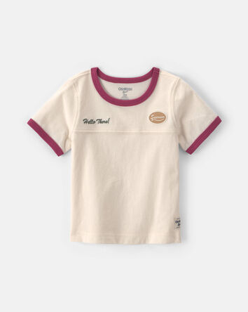 Baby Boy 'Hello There' Graphic Tee - Cream, 