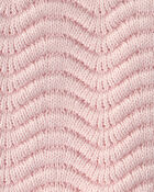 Baby Girl Sweater Knit Tank Top - Pink, image 2 of 3 slides