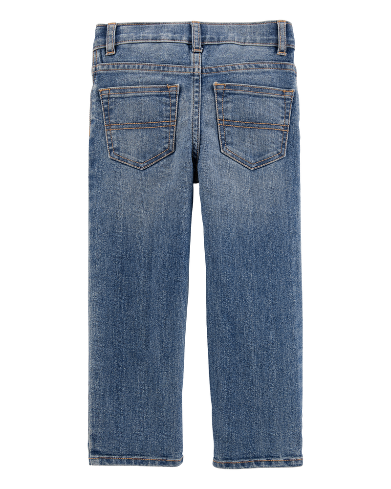 Baby Faded Wash Straight-Leg Jeans, image 2 of 4 slides