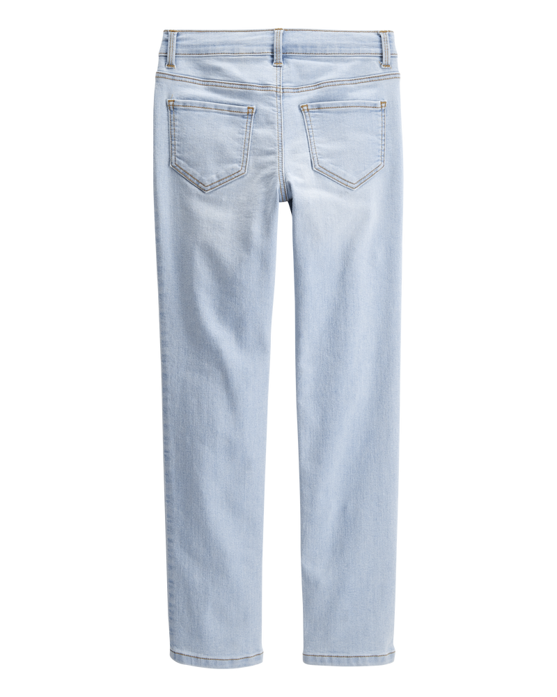 Kid Light Blue Ice Wash Skinny-Leg Jeans, image 2 of 4 slides