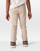 Toddler Boy  Cotton Everyday Pull-On Jogger - Khaki, image 4 of 6 slides