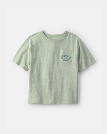 Boys 'Go Your Own Way' Surf Graphic Tee - Green, 