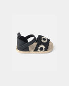 Baby Girl Crochet Sandals - Black, image 2 of 6 slides