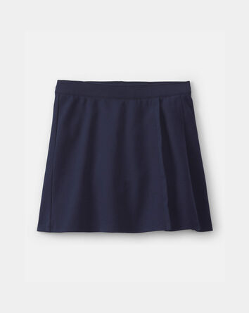 Girls Uniform Ponte Skort - Navy, 
