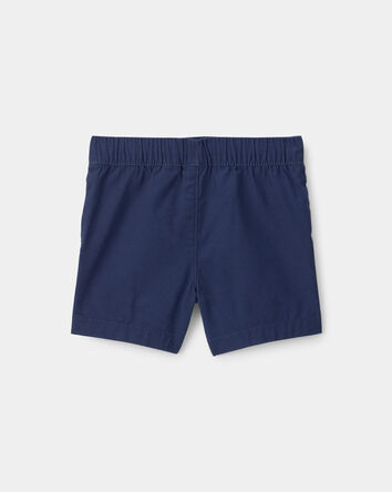 Baby Boy Canvas Shorts - Blue, 