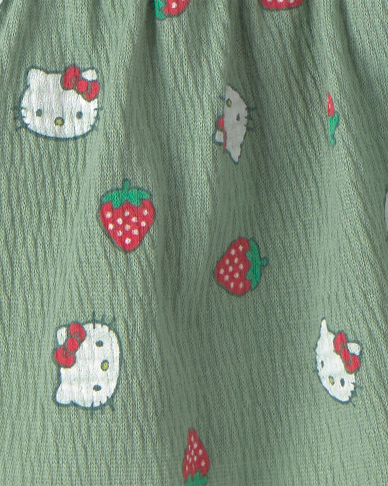 Baby Girl 2-Piece Hello Kitty&reg; Top & Skort Set - Pink/Green, image 4 of 6 slides