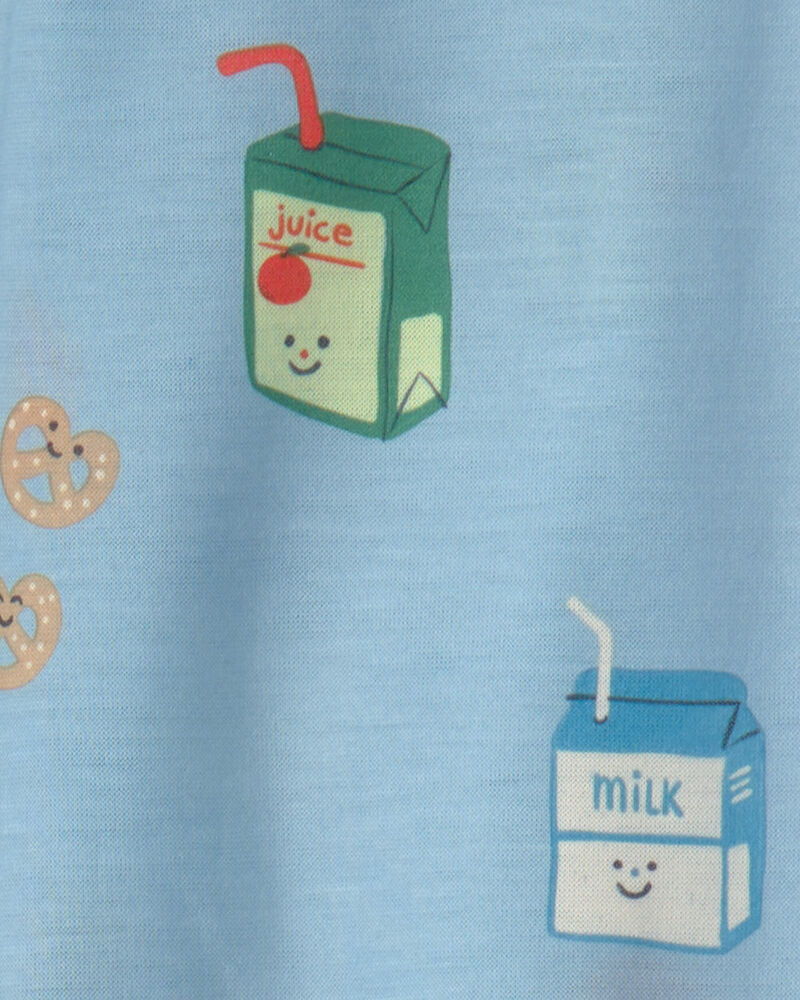 Toddler Boy Juice Box Short-Sleeve 2-Piece Pajama Set, image 3 of 6 slides