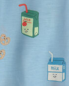 Toddler Boy Juice Box Short-Sleeve 2-Piece Pajama Set, image 3 of 6 slides