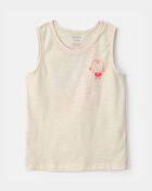 Toddler Boy Pufferfish Tank Top - Cream, image 1 of 5 slides