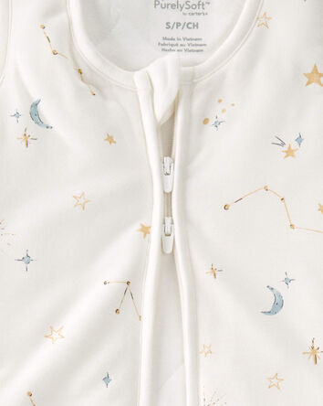 Baby Constellation 2-Way Zip PurelySoft Wearable Blanket - Cream, 