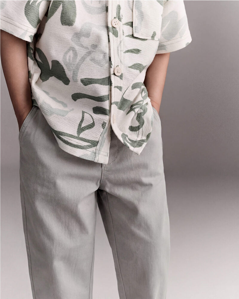 Toddler Boy Woven Pant - Grey, image 3 of 6 slides