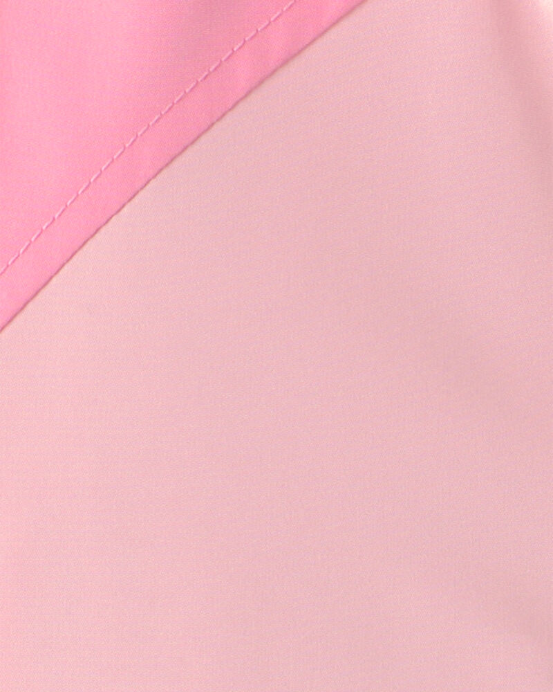 Toddler Girl Colorblock Raincoat - Pink, image 3 of 3 slides
