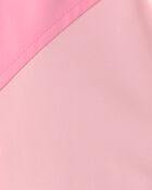 Toddler Girl Colorblock Raincoat - Pink, image 3 of 3 slides
