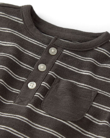 Baby Romper Made with Organic Cotton in Stripes , 