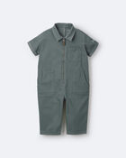 Toddler Day Out&trade; Cropped Jumpsuit - Green, image 2 of 6 slides