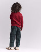 Toddler Cable-Knit Pullover Sweater - Red, image 5 of 6 slides