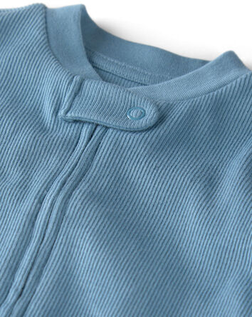 Baby Organic Cotton Rib Sleep & Play Pajama, 