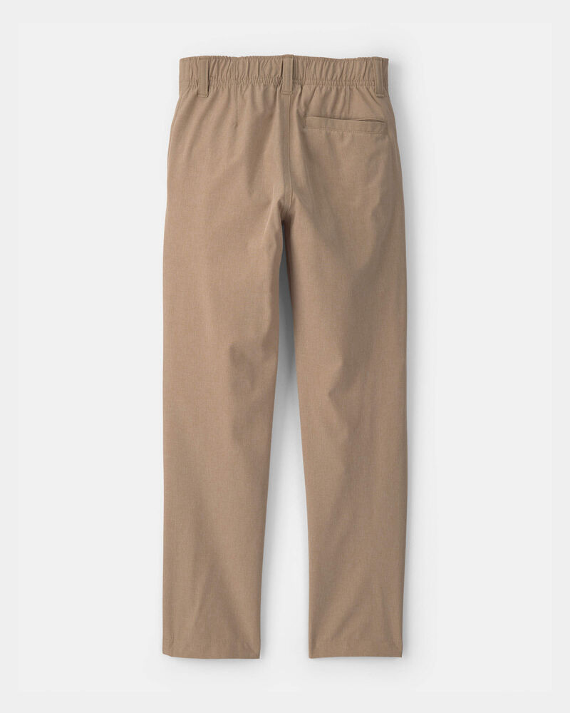 Boys Uniform Active Pants - Khaki, image 2 of 4 slides
