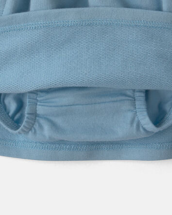 Baby Girl French Terry Skort - Blue, 
