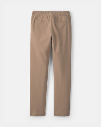 Girls Uniform Ponte Skinny Pants - Khaki, 