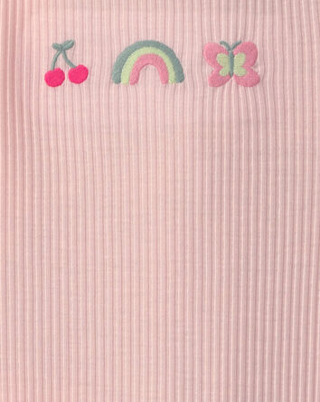 Girls 2-Pack Butterfly Night Gowns - Pink/Green, 