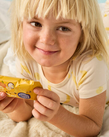 Toddler Banana PurelySoft 2-Piece Pajama Set - Yellow/Cream, 
