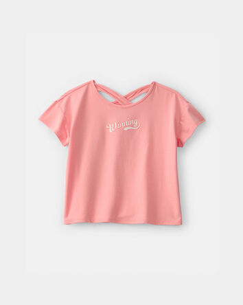 Girls 'Winning' Active Top - Orange, 