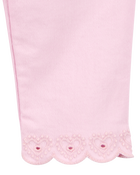 Baby 2-Piece Pointelle Bodysuit & Embroidered Hem Pants Set, image 6 of 7 slides