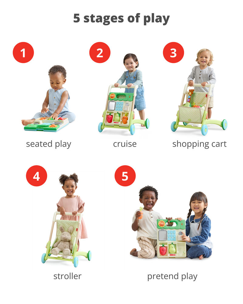 Farmstand 5-in-1 Grow Along Activity Walker Baby Toy , image 3 of 8 slides