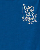 Toddler Boy Shark Tank Top - Navy Blue, image 3 of 5 slides