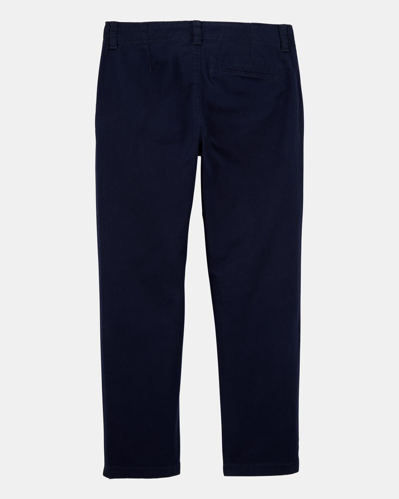 Boys Chino Uniform Pants - Navy, image 2 of 4 slides