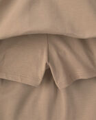 Girls Uniform Ponte Skort - Khaki, image 2 of 4 slides