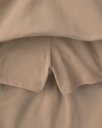 Girls Uniform Ponte Skort - Khaki, 