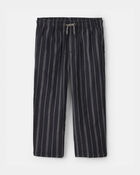 Toddler Striped Pants - Black, image 1 of 6 slides