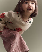 Toddler Girl Urban Wide Leg Corduroy Pant - Light Pink, image 5 of 8 slides