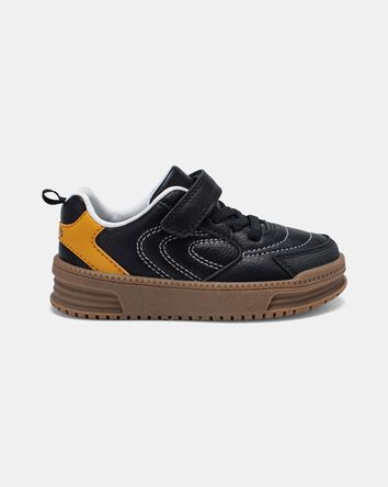 Toddler Boy Casual Sneakers - Black/Brown, 