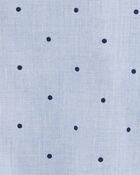 Baby Boy Polka-Dot Button-Front Bodysuit, image 2 of 3 slides