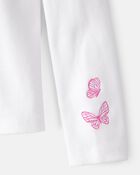 Girls Wicked Glinda Rib Top - White, image 3 of 4 slides