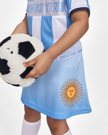 Toddler Girl Umbro Argentina Active Skort - Light Blue/White, 
