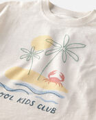 Toddler Organic Cotton 'Cool Kids Club' Tee, image 2 of 4 slides