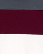Toddler Boy Colorblock Long-Sleeve Tee - Cream, image 2 of 3 slides