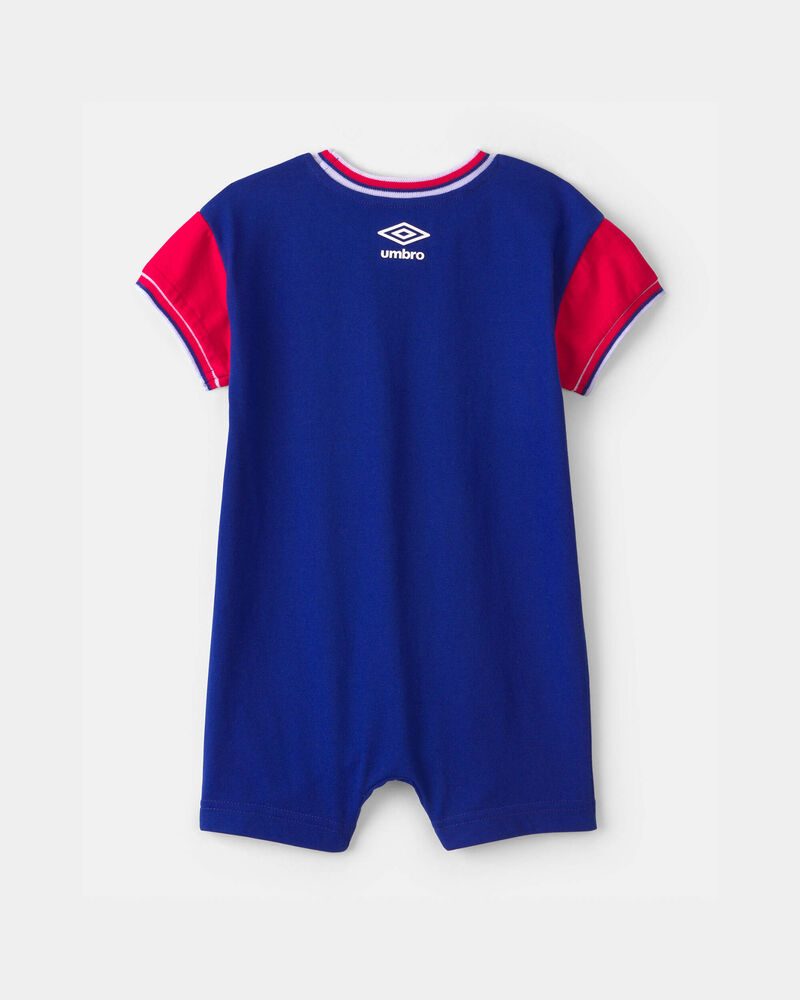 Baby Umbro England Soccer Romper - Blue/Red, image 4 of 6 slides
