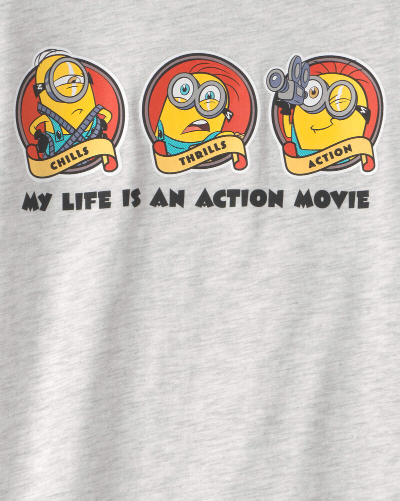 Kids Despicable Me Minions Graphic Tee - Grey, image 2 of 2 slides
