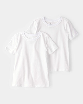 Boys 2-Pack Cotton Undershirts, 