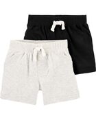 Baby 4-Pack Pull-On Shorts Set, image 3 of 3 slides