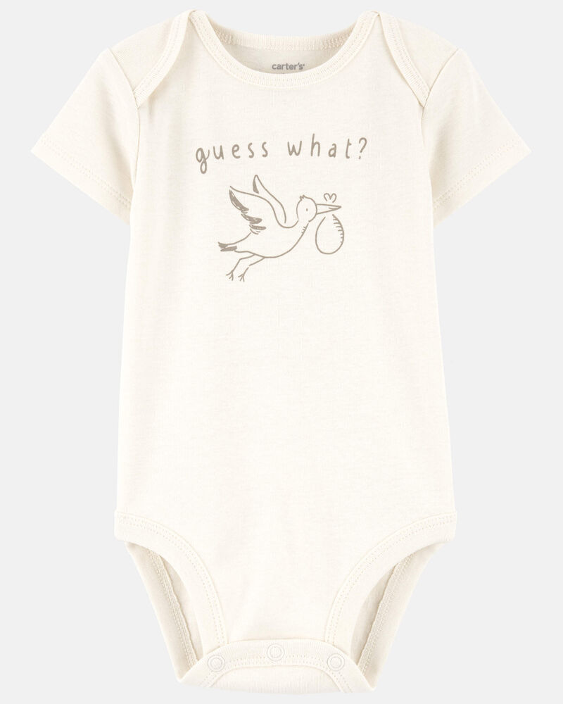 Baby Stork Announcement Bodysuit, image 1 of 3 slides